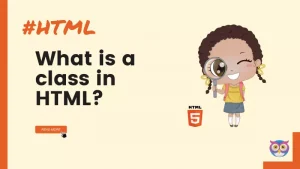 What is a class in HTML